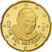 VATICAN CITY, Benedict XVI, 20 Euro Cent, 2013, Rome, Brass, UNC, KM:386