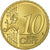France, 10 Euro Cent, 2010, Paris, Brass, UNC, KM:1410