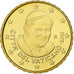 VATICAN CITY, Benedict XVI, 10 Euro Cent, 2010, Rome, Brass, UNC, KM:385