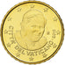 CITTÀ DEL VATICANO, Benedict XVI, 10 Euro Cent, 2011, Rome, Ottone, UNC, KM:385