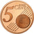 France, 5 Euro Cent, 2010, Paris, Copper Plated Steel, UNC, Gadoury:3., KM:1284