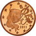 France, 5 Euro Cent, 2011, Paris, Copper Plated Steel, UNC, KM:1284