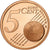 France, 5 Euro Cent, 2012, Paris, Copper Plated Steel, UNC, Gadoury:3