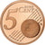 France, 5 Euro Cent, 2013, Paris, Copper Plated Steel, UNC, Gadoury:3