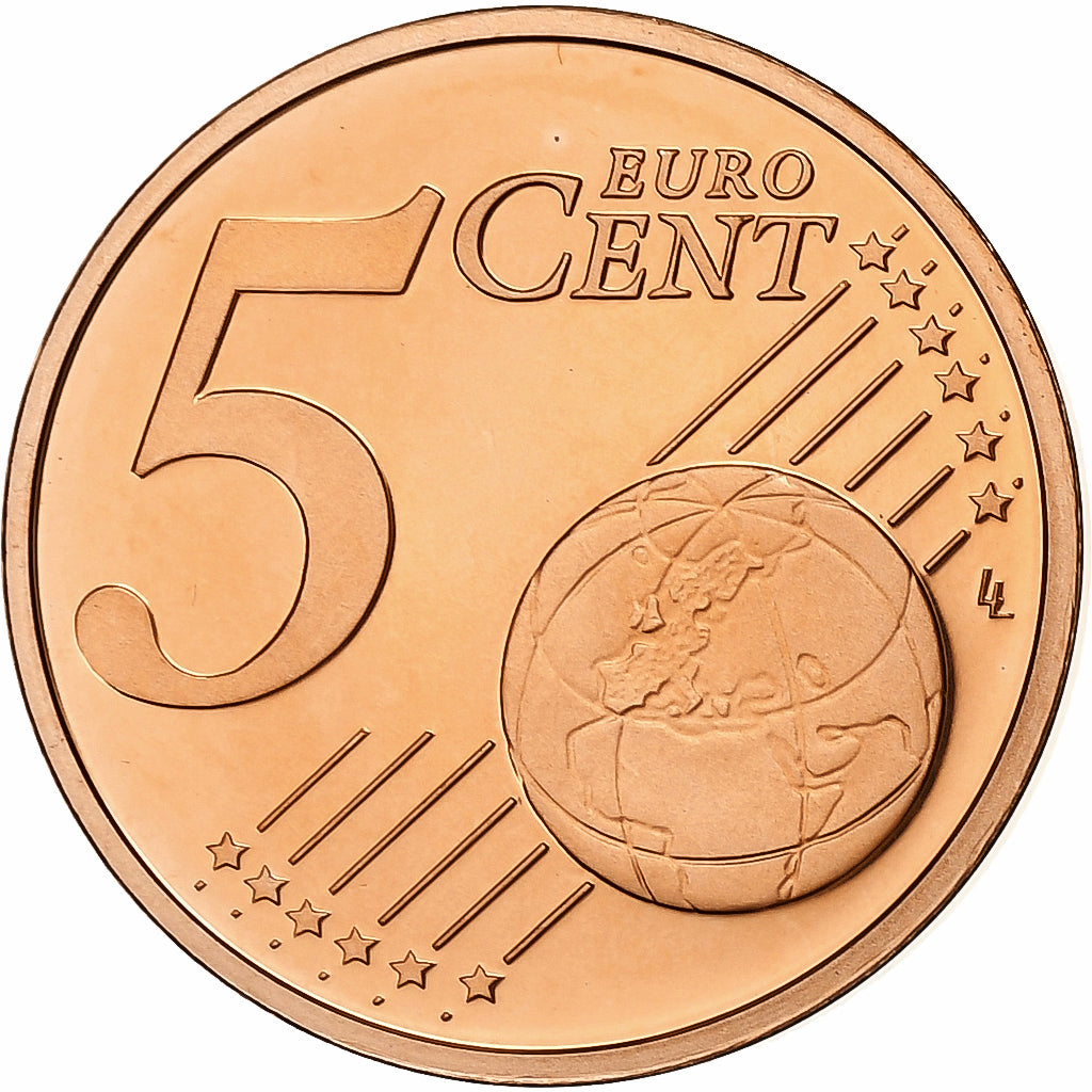 VATICAN CITY, Benedict XVI, 5 Euro Cent, 2011, Rome, Copper Plated Steel, UNC