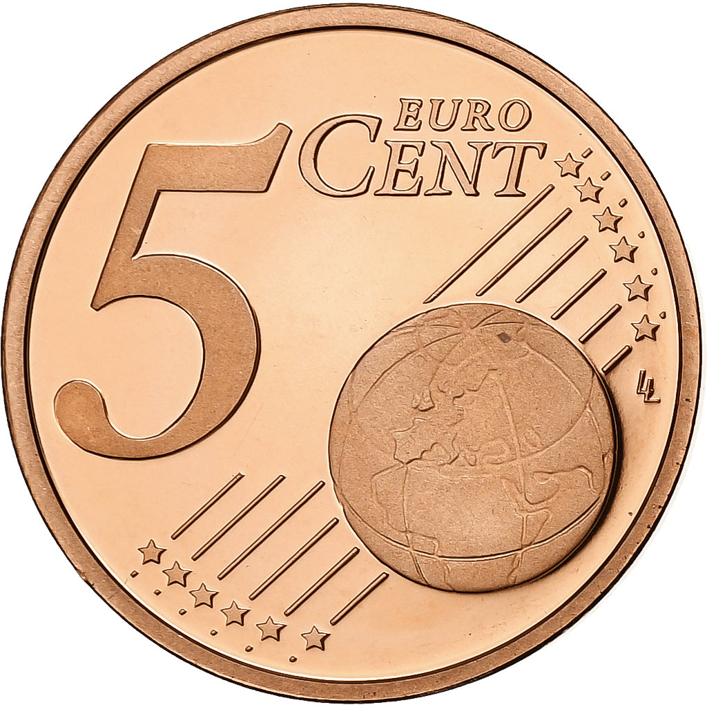 VATICAN CITY, Benedict XVI, 5 Euro Cent, 2012, Rome, Copper Plated Steel, UNC