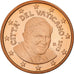VATICAN CITY, Benedict XVI, 5 Euro Cent, Proof, 2013, Rome, Copper Plated Steel