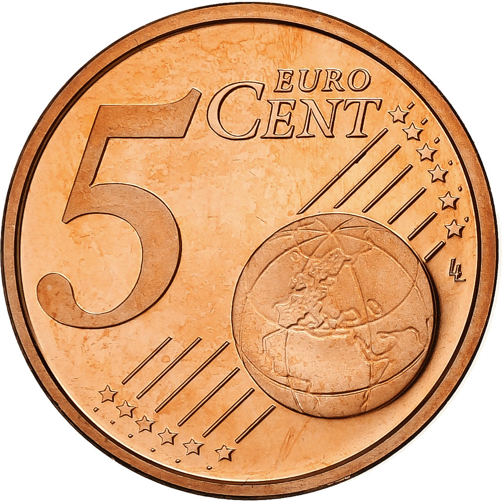 VATICAN CITY, Benedict XVI, 5 Euro Cent, Proof, 2013, Rome, Copper Plated Steel