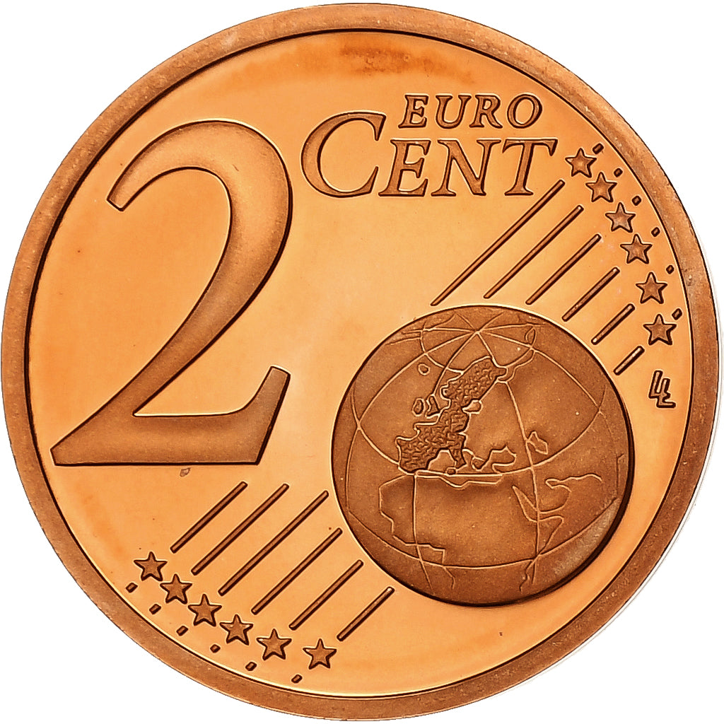 France, 2 Euro Cent, 2009, Pessac, Copper Plated Steel, UNC, KM:1283