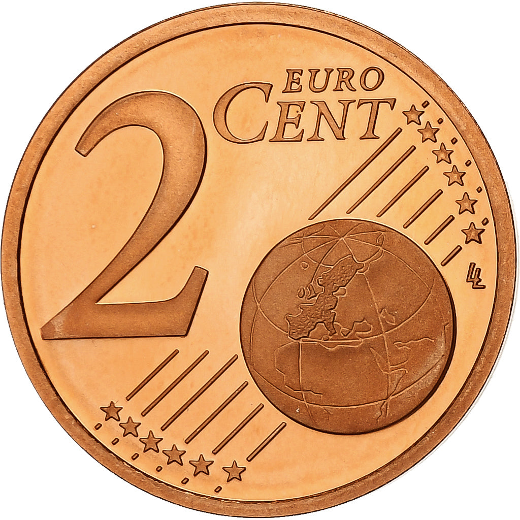 France, 2 Euro Cent, 2012, Paris, Copper Plated Steel, UNC, KM:1283