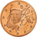 France, 2 Euro Cent, 2013, Paris, Copper Plated Steel, UNC, KM:1283