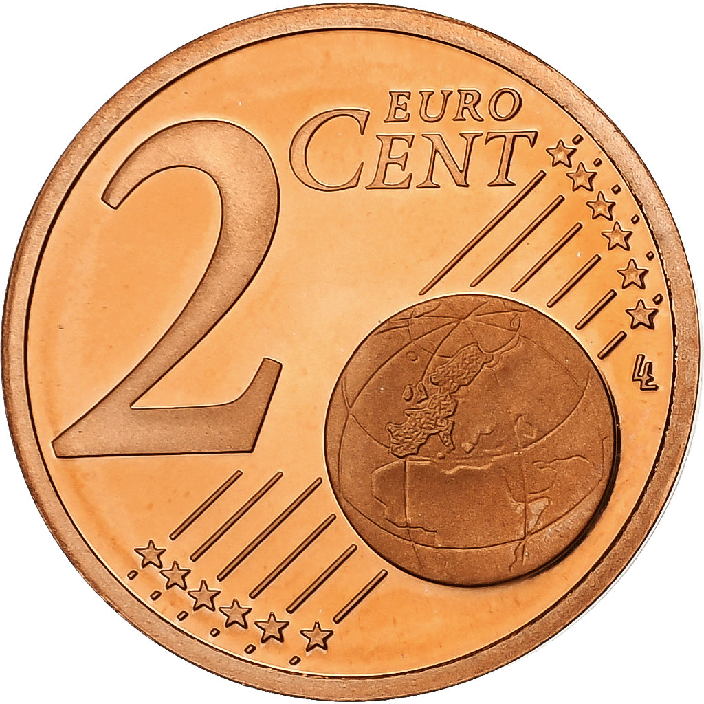 France, 2 Euro Cent, 2013, Paris, Copper Plated Steel, UNC, KM:1283