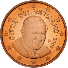 VATICAN CITY, Benedict XVI, 2 Euro Cent, 2009, Rome, Copper Plated Steel, UNC