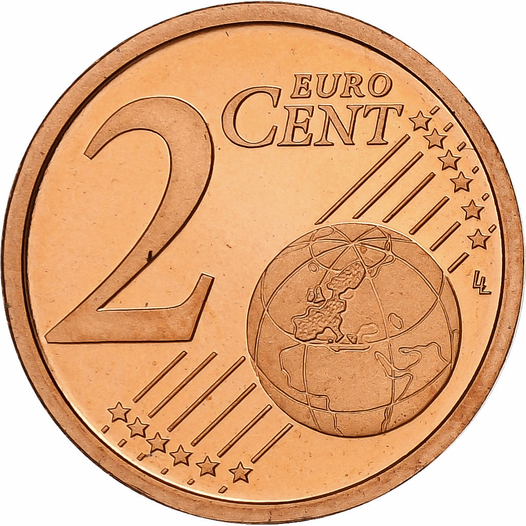 VATICAN CITY, Benedict XVI, 2 Euro Cent, 2010, Rome, Copper Plated Steel, UNC