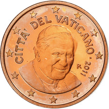 CIUDAD DEL VATICANO, Benedict XVI, 2 Euro Cent, 2011, Rome, Cobre chapado en