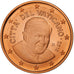 Vatikanstadt, Benedict XVI, 2 Euro Cent, Pape Benoit XVI, 2012, Rome, Copper