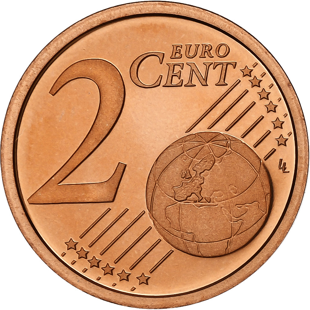 Vatikanstadt, Benedict XVI, 2 Euro Cent, Pape Benoit XVI, 2012, Rome, Copper