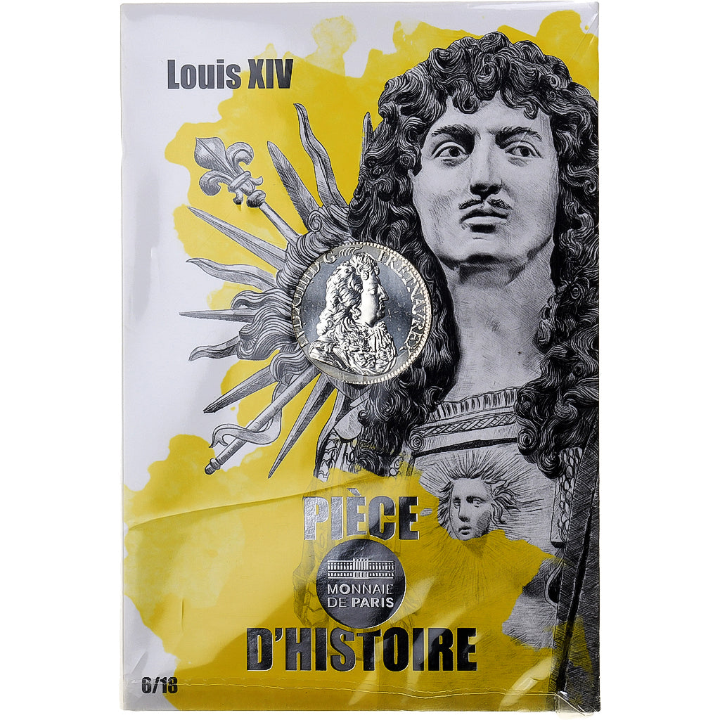 France, 10 Euro, Pièces d'Histoire, Louis XIV, 2019, Silver, UNC