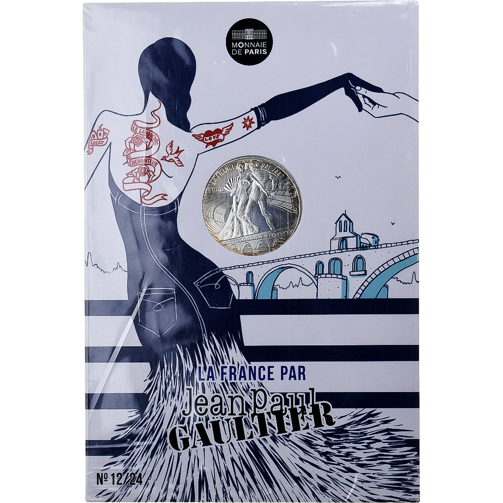 France, 10 Euro, Monnaie de Paris, Jean-Paul Gaultier (Le Languedoc Enchanteur)