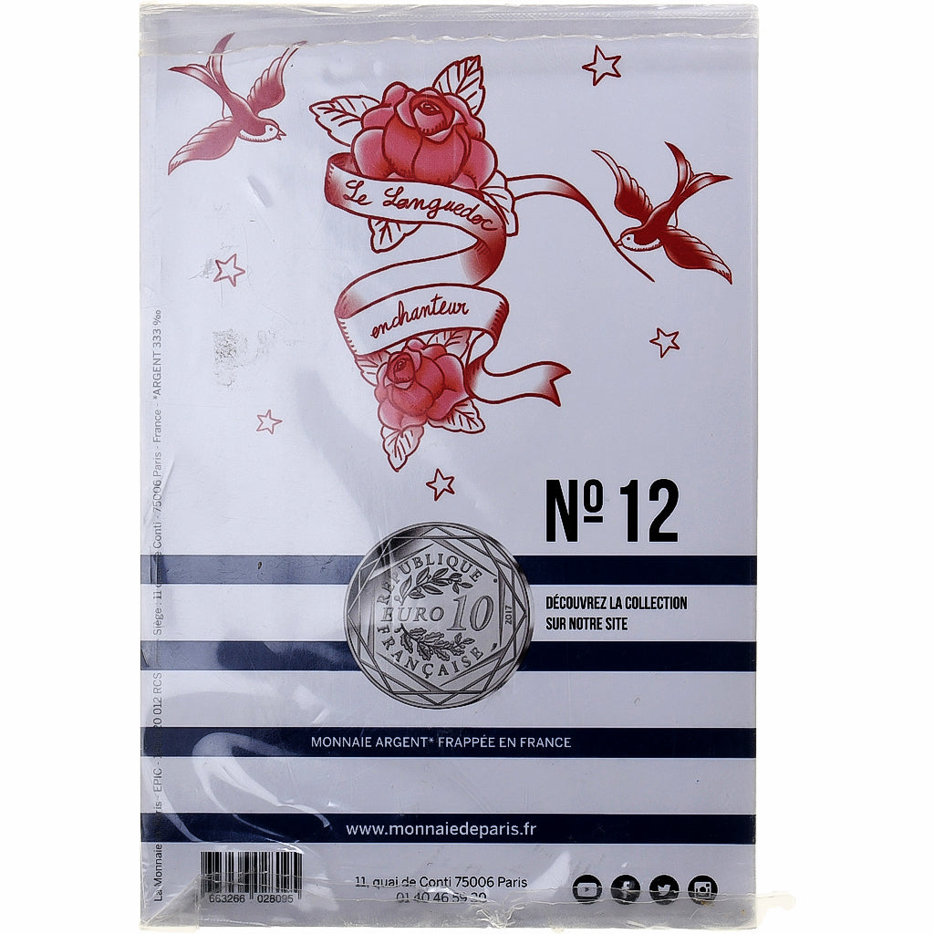 France, 10 Euro, Monnaie de Paris, Jean-Paul Gaultier (Le Languedoc Enchanteur)