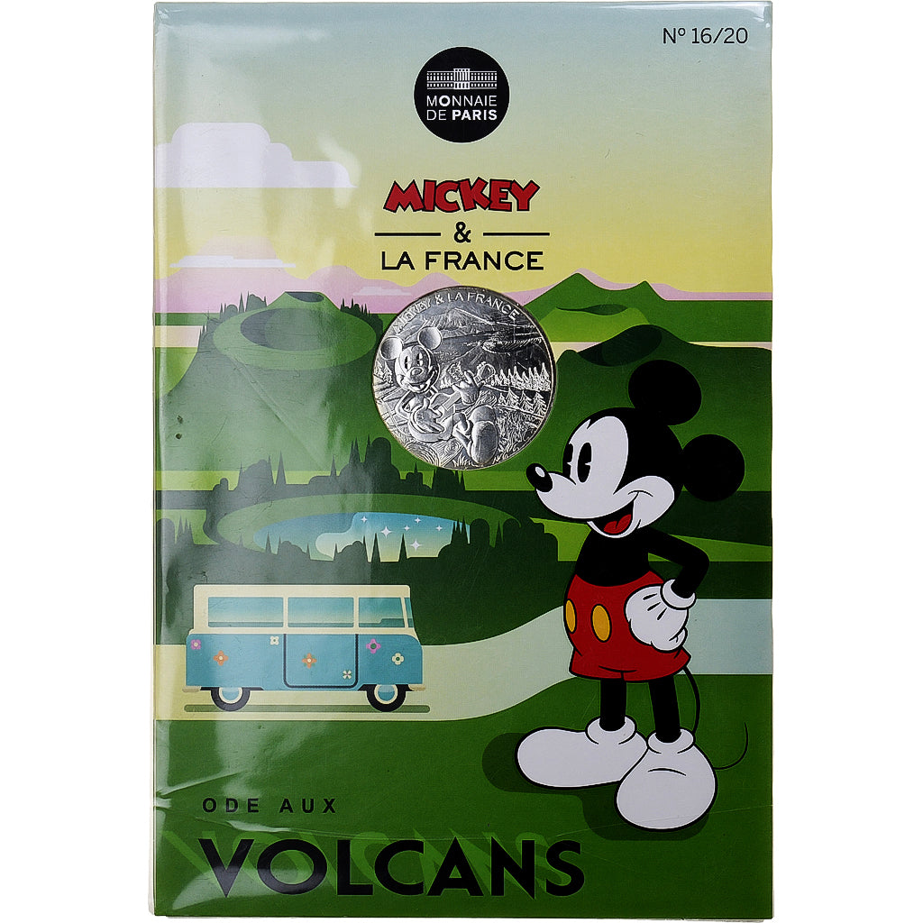 France, 10 Euro, Mickey & la France - Ode aux volcans, N°16/20, 2018, Monnaie