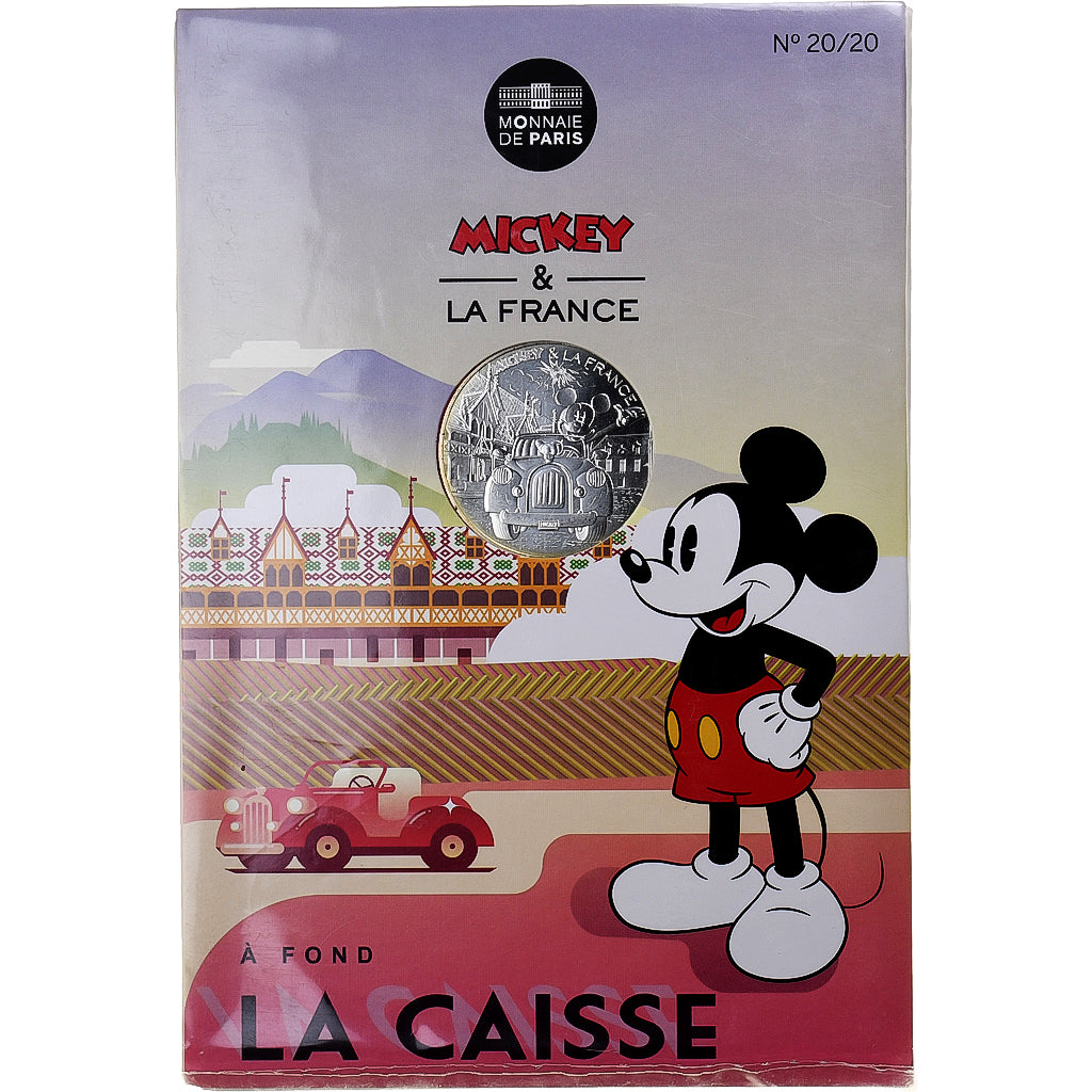 France, 10 Euro, Mickey À fond la caisse, N°20/20, 2018, Monnaie de Paris