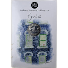 France, 10 Euro, Monnaie de Paris, Sempé - Hiver - Égalité, 2014, Paris