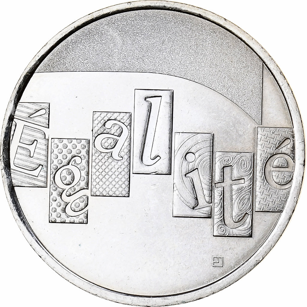 Francia, 5 Euros, Egalité, 2013, Plata, EBC+