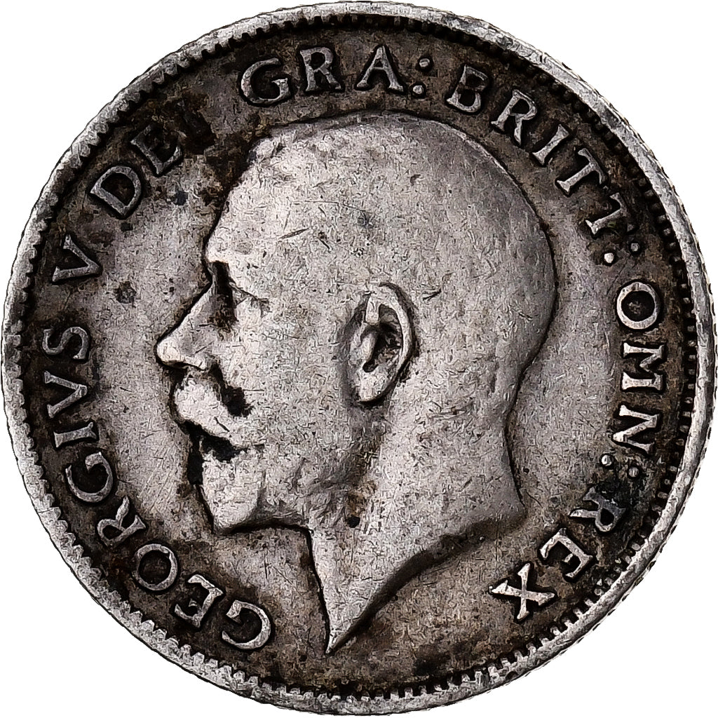 Great Britain, George V, 6 Pence, 1911, Silver, VF(30-35), KM:815