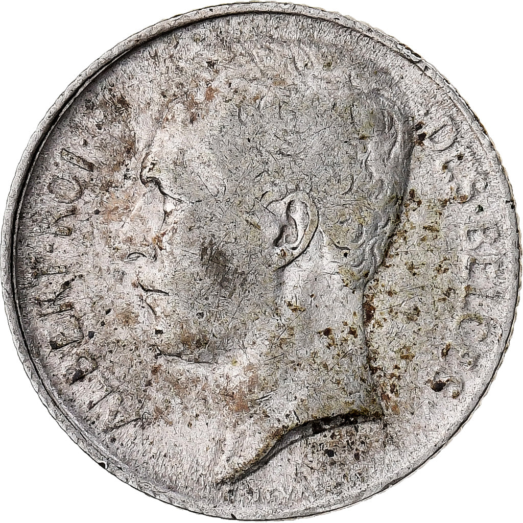 Bélgica, 50 Centimes, 1910, Plata, BC+
