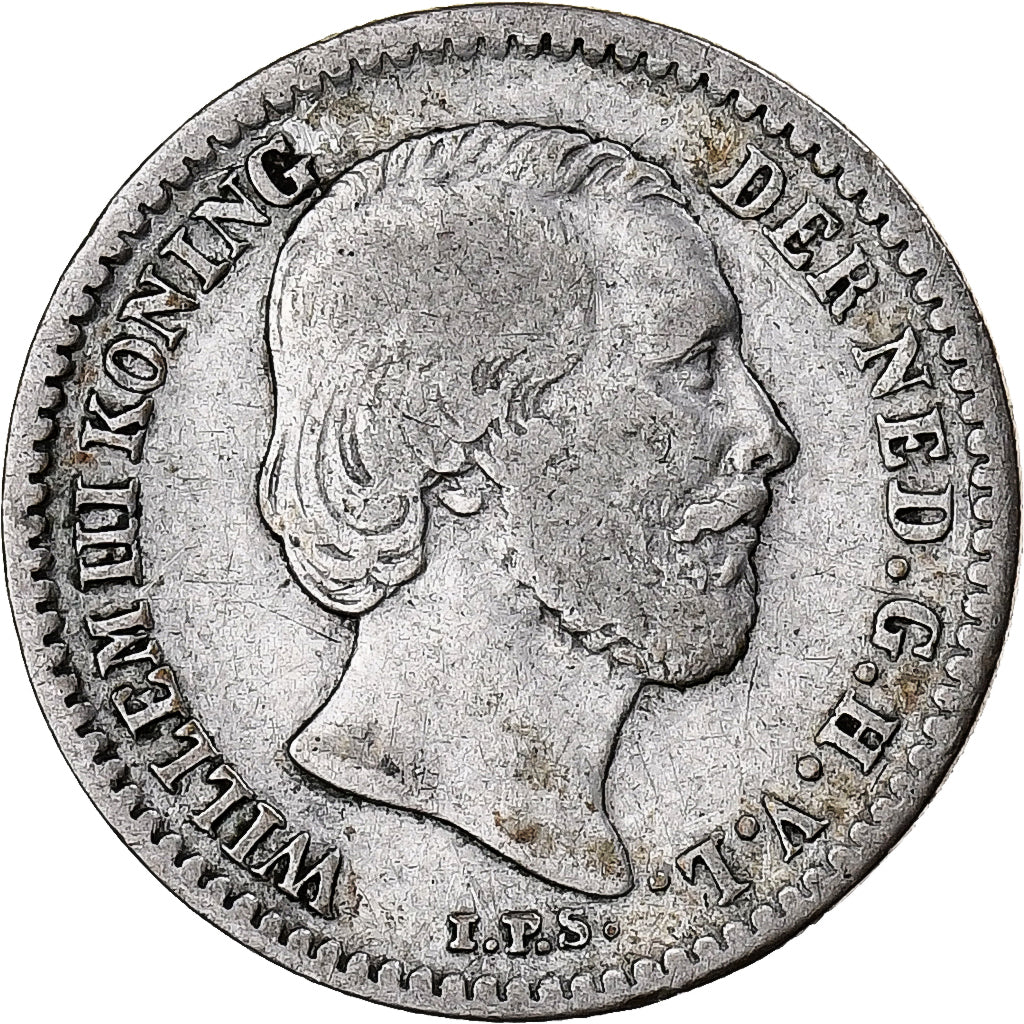 Netherlands, William III, 10 Cents, 1889, Silver, VF(20-25), KM:80