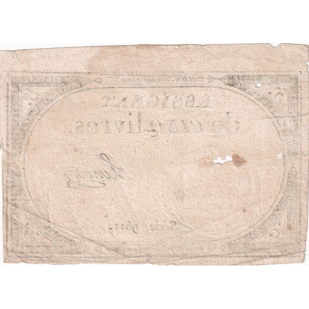 Francia, 5 Livres, 10 brumaire de l'an 2 - (31 octobre 1793), 9611, MB