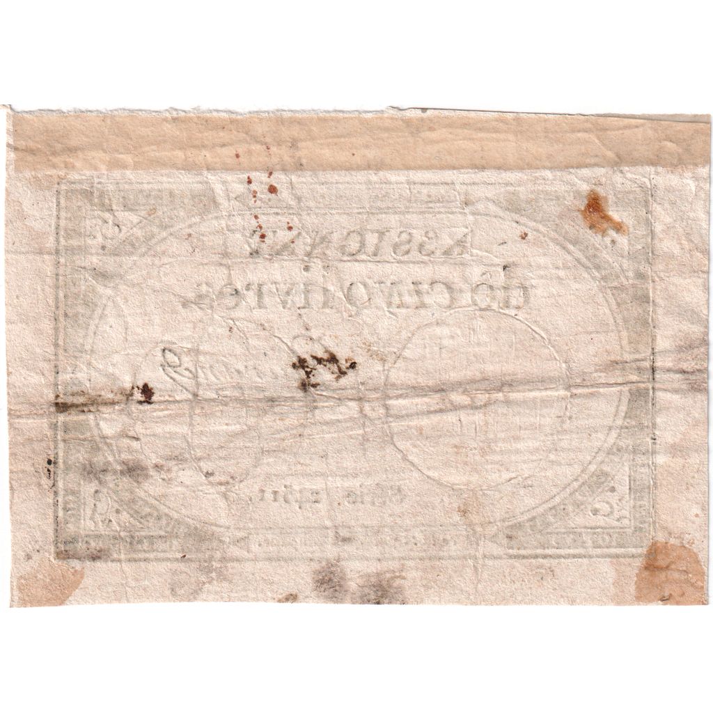 Frankrijk, 5 Livres, 10 brumaire de l'an 2 - (31 octobre 1793), 24511, TTB