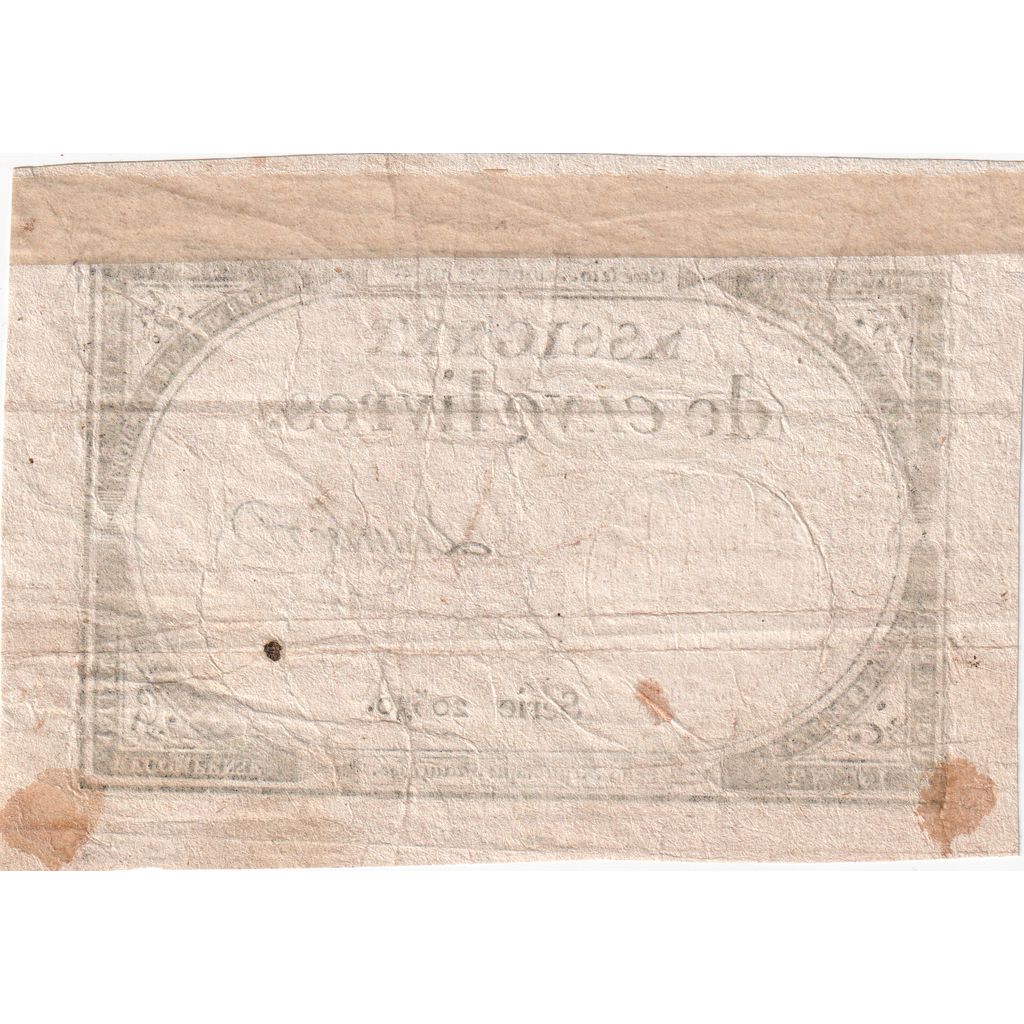 Frankrijk, 5 Livres, 10 brumaire de l'an 2 - (31 octobre 1793), 20530, TTB