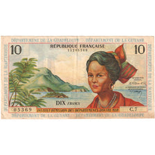 Antillas francesas, 10 Francs, MBC