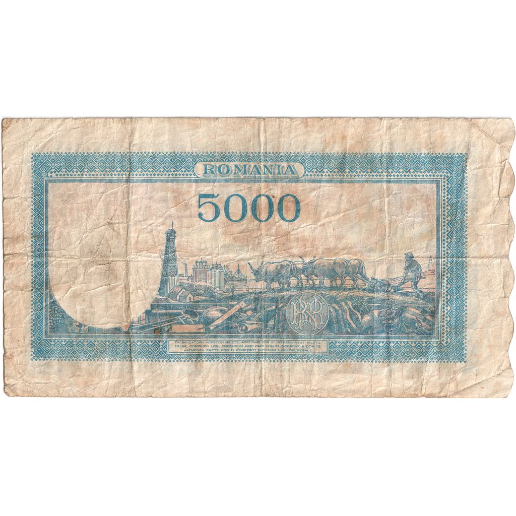 Romania, 5000 Lei, 1945-12-20, MB