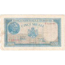 Romania, 5000 Lei, 1943-09-28, AU(50-53)