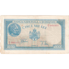 Romania, 5000 Lei, 1943-09-28, AU(50-53)