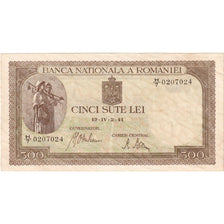 Romania, 500 Lei, 1941-04-02, AU(50-53)