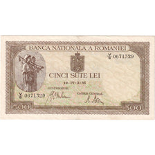 Roumanie, 500 Lei, 1941-04-02, TTB+