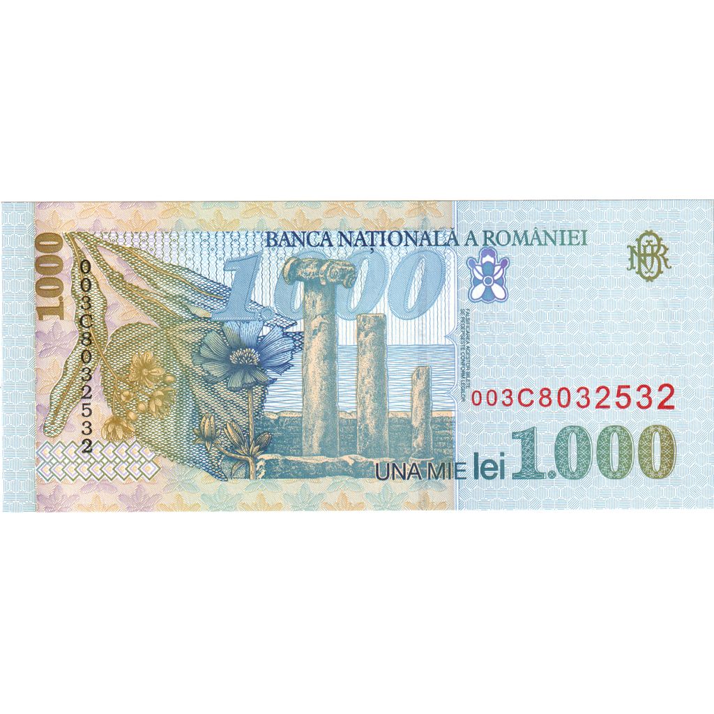 Rumunia, 1000 Lei, 1998, UNC(65-70)