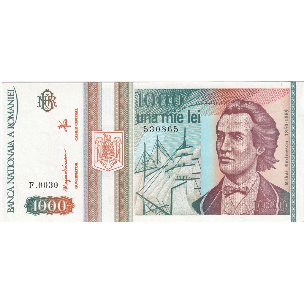 Romania, 1000 Lei, Mai 1993, FDS