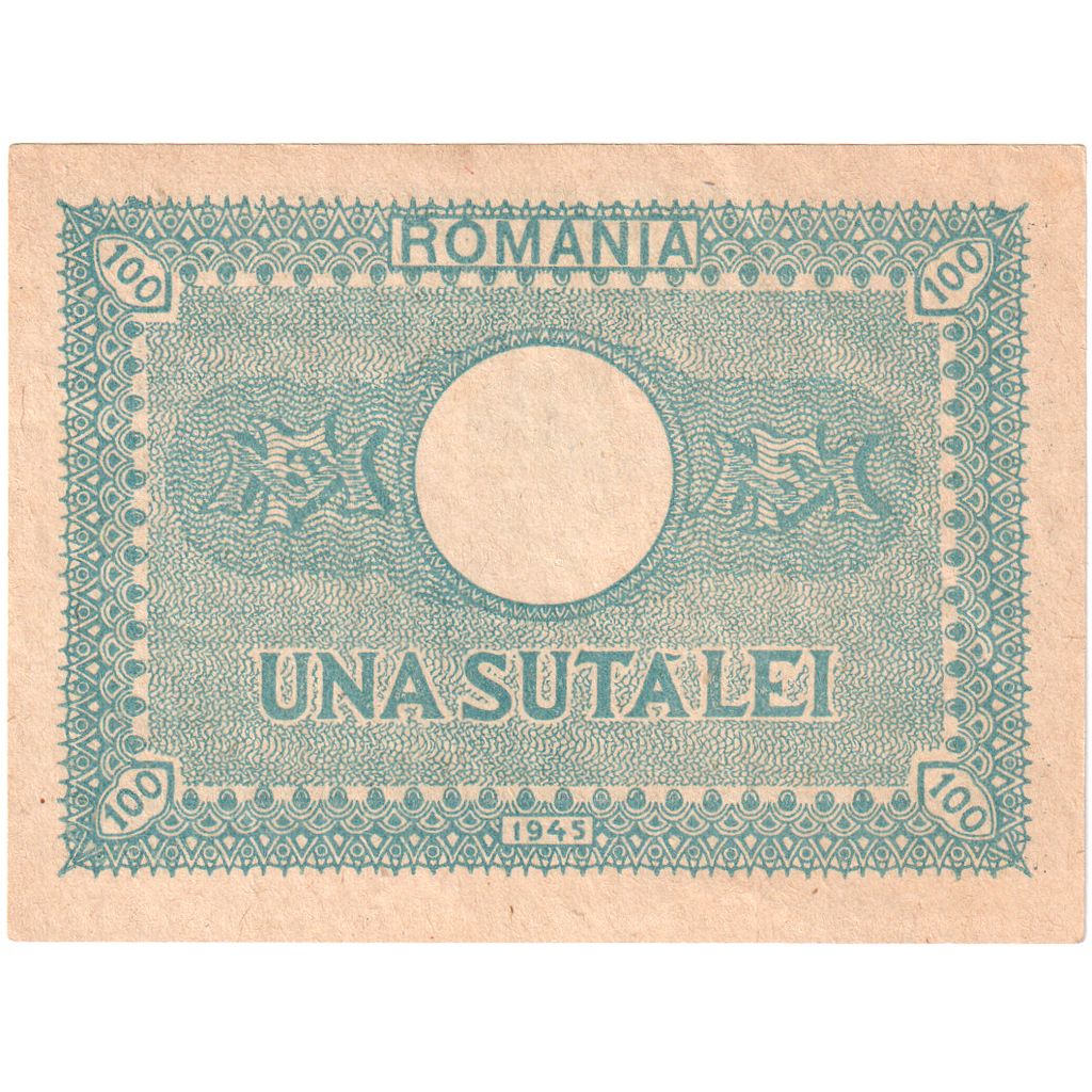 Roemenië, 100 Lei, 1945, SPL