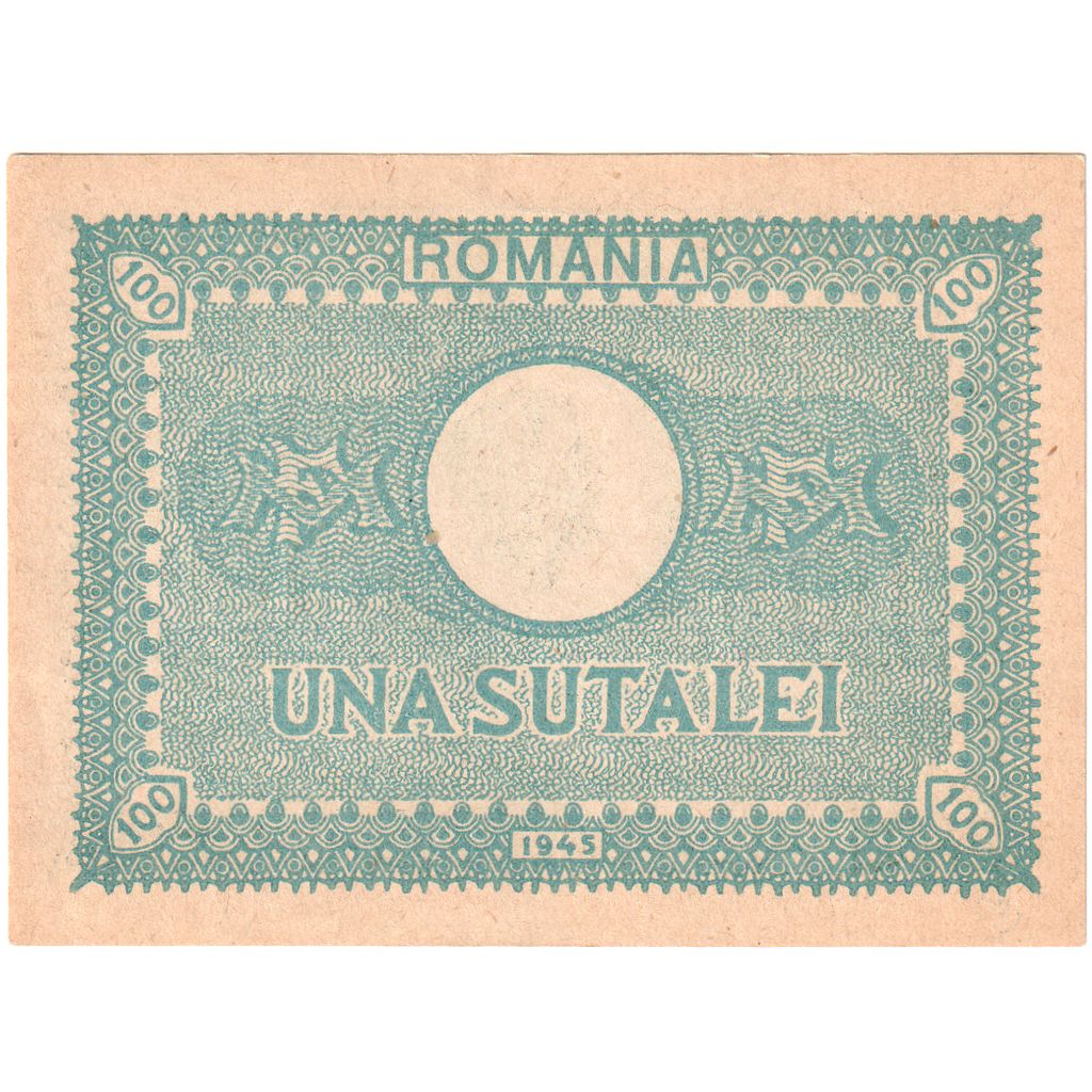 Roemenië, 100 Lei, 1945, SPL