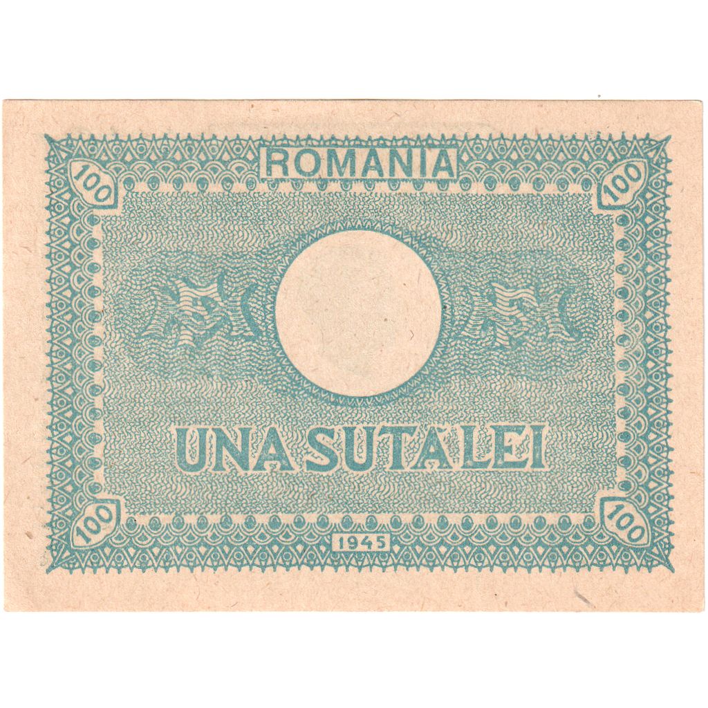 Roemenië, 100 Lei, 1945, SPL+