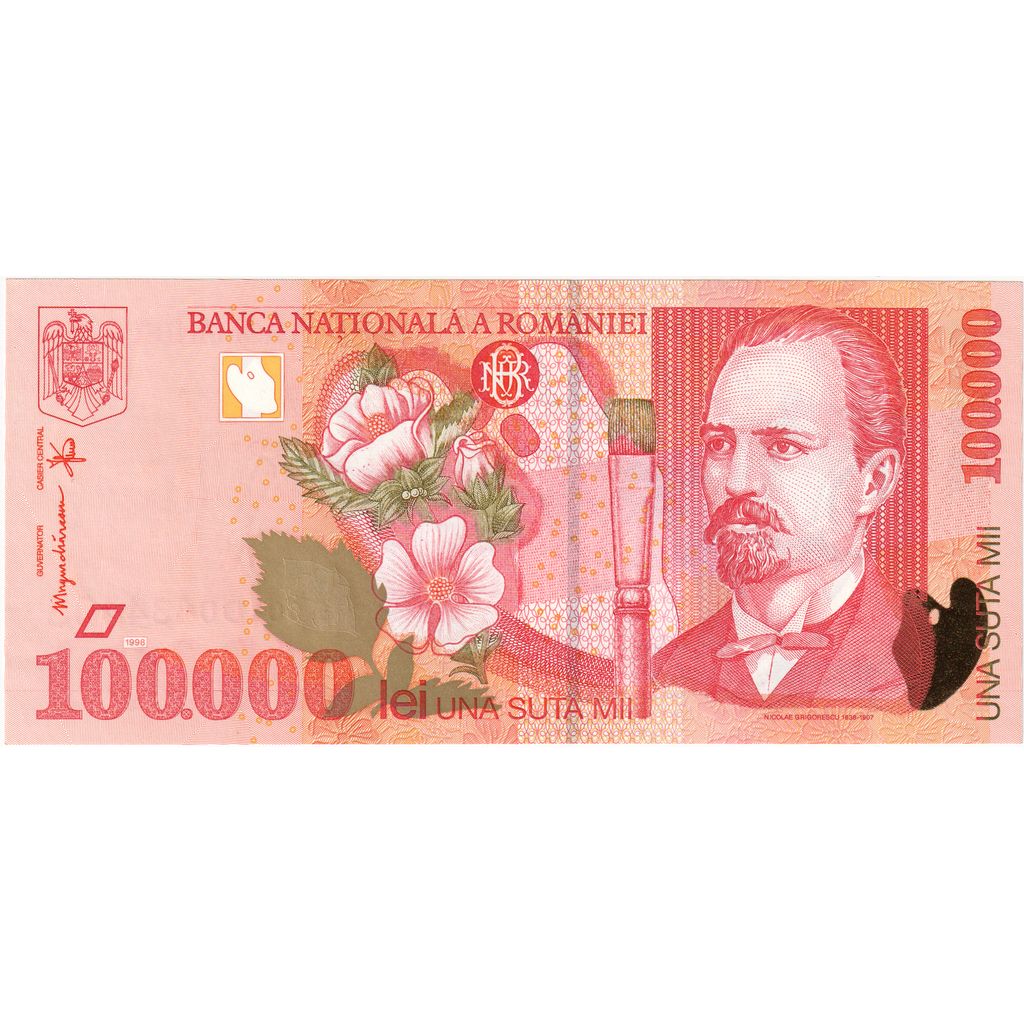 Roemenië, 100000 Lei, 1998, NIEUW
