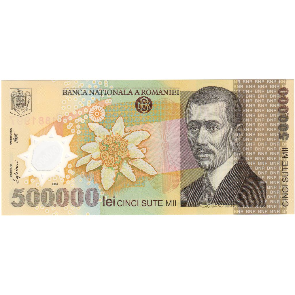 Roemenië, 500000 Lei, 2000, NIEUW