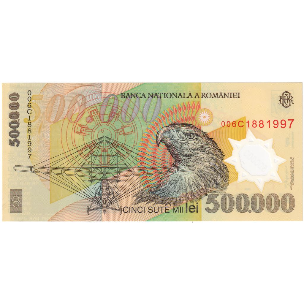 Roemenië, 500000 Lei, 2000, NIEUW
