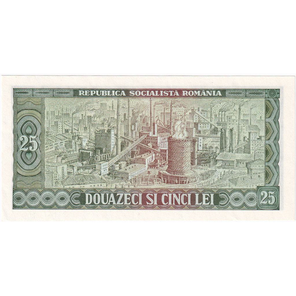 Rumänien, 25 Lei, 1966, UNZ