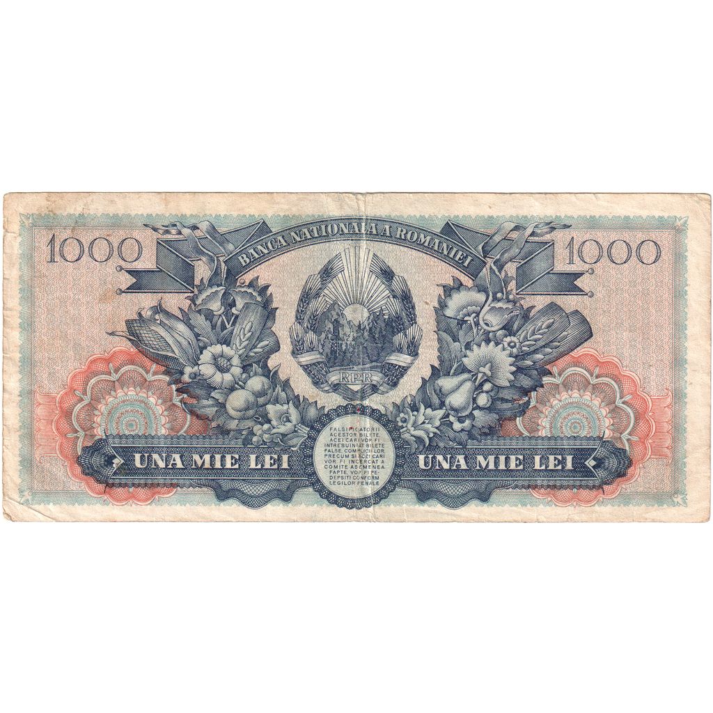 Romania, 1000 Lei, 1948-06-18, BB